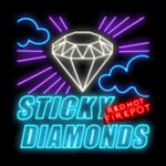 Sticky Diamonds Red Hot Firepot slot by Gamomat