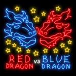 Red Dragon vs Blue Dragon slot by Red Rake Gaming